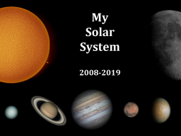 My Solar system 2008-202-19